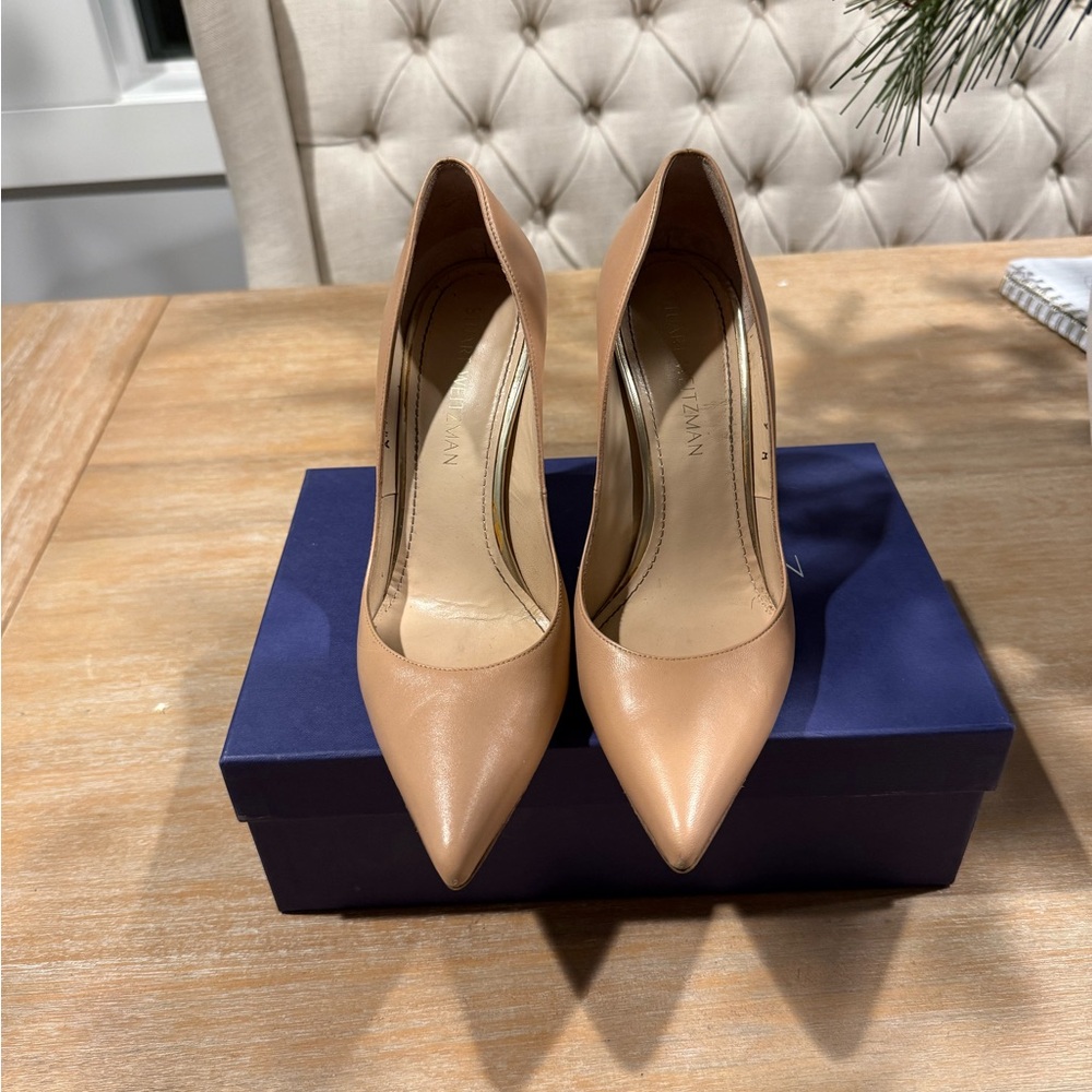 Stuart Weitzman Tan Heels